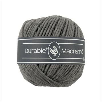 Durable Macramé  2235 Ash - Haakgaren / Breigaren, Hobby en Vrije tijd, Breien en Haken, Ophalen of Verzenden, Nieuw, Breien of Haken
