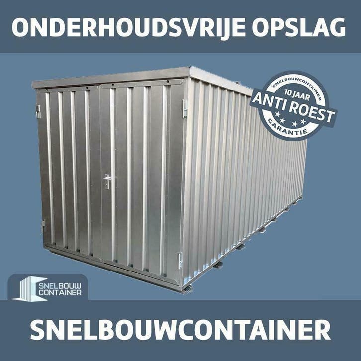 NIEUWE AANBIEDING 4 tot 6 meter bouwcontainer met accessoire, Doe-het-zelf en Verbouw, Containers, Ophalen