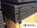 Douglas tuinplank geschaafd zwart geimpregneerd, 25 tot 50 mm, Nieuw, Plank, 300 cm of meer