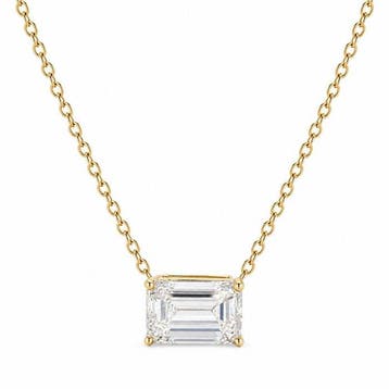 Hanger - 18 karaat Geel goud - 3.12ct. tw. Diamant