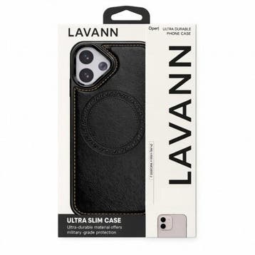 LAVANN Ultra Slim leren telefoonhoesje voor iphone 17, Verzenden, Nieuw