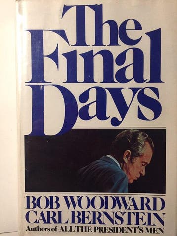 The Final Days - Bob Woodward 9780671222987, Verzenden, Gelezen, Bob Woodward