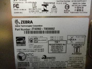 Zebra ZT420 Thermal Transfer 6 inch Label Printer - 200dpi -, Ophalen of Verzenden, Gebruikt, Zebra