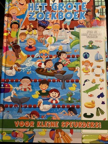 Het grote zoekboek voor kleine speurders! XL formaat 38x28cm, Verzenden, Gelezen, Merilla Design (tekst en vormgeving)