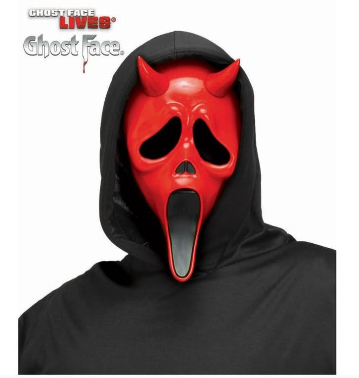 Ghost Face® Scream Masker Duivel, Hobby en Vrije tijd, Feestartikelen, Feestartikel, Nieuw, Verzenden