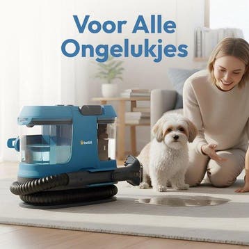 2dekans | BOLLIT 4-in-1 600W Compact Tapijtreiniger –, Ophalen of Verzenden, Zo goed als nieuw