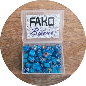 Fako Bijoux - Millefiori Glas - Sieraden Maken - 7-12mm - 50, Verzenden, Nieuw