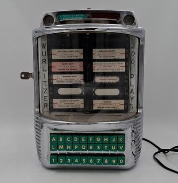 Wurlitzer Wall Box 5210 Uit 1956, Ophalen, Gebruikt
