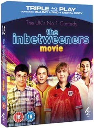 The Inbetweeners Blu-ray + DVD (Blu-ray tweedehands film), Ophalen of Verzenden, Zo goed als nieuw