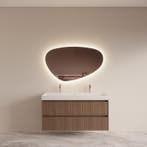 Badmeubelset BWS Riga Met Lako Wastafel Wit 140 cm Donker, Doe-het-zelf en Verbouw, Sanitair, Ophalen of Verzenden, Nieuw, Bad