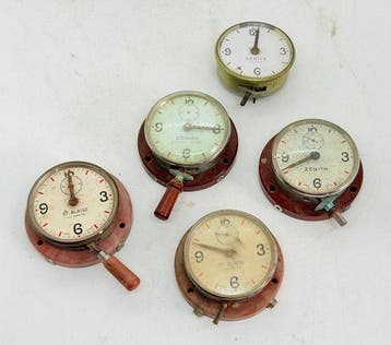 Decoratief ornament (5) - telefonometer - Zwitserland - vijf