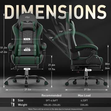 Ergonomische Bureaustoel -  Office Chair - Gamestoel - Volwa, Verzenden, Zo goed als nieuw