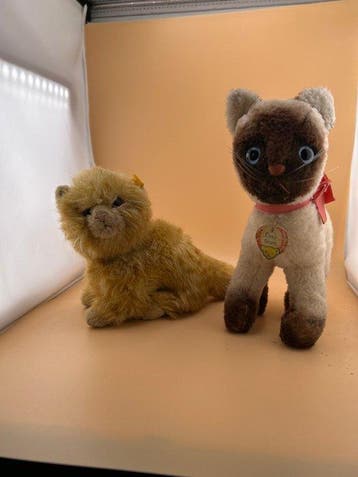 Steiff - Pluche speelgoed Cosy Siam; gelbe Perserkatze -