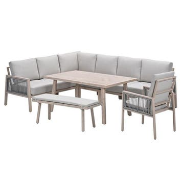 Garden Impressions San Capri lounge dining set 7-delig links, Verzenden, Nieuw