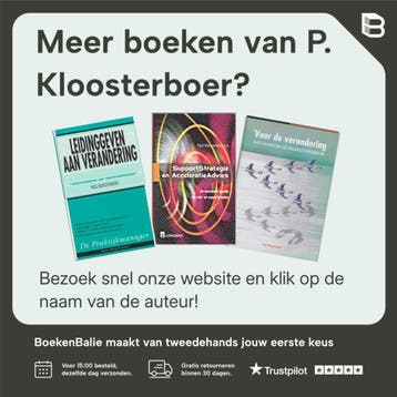Voor de verandering - P. Kloosterboer 9789052617855, Verzenden, Zo goed als nieuw, P. Kloosterboer