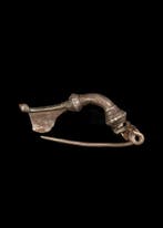 Oud-Romeins Brons Broche met trompetkop (Zonder