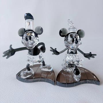 Swarovski - Beeldje - Swarovski - Disney Steamboat Willie,