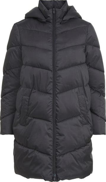 VILA - maat 40 - VIADAYA JACKET/SU Black Dames Jas, Kleding | Dames, Jassen | Winter, Verzenden, Nieuw