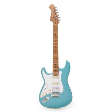 Fazley Sunset Series Dawn HSS Metallic Lake Blue Left-Handed, Verzenden, Nieuw