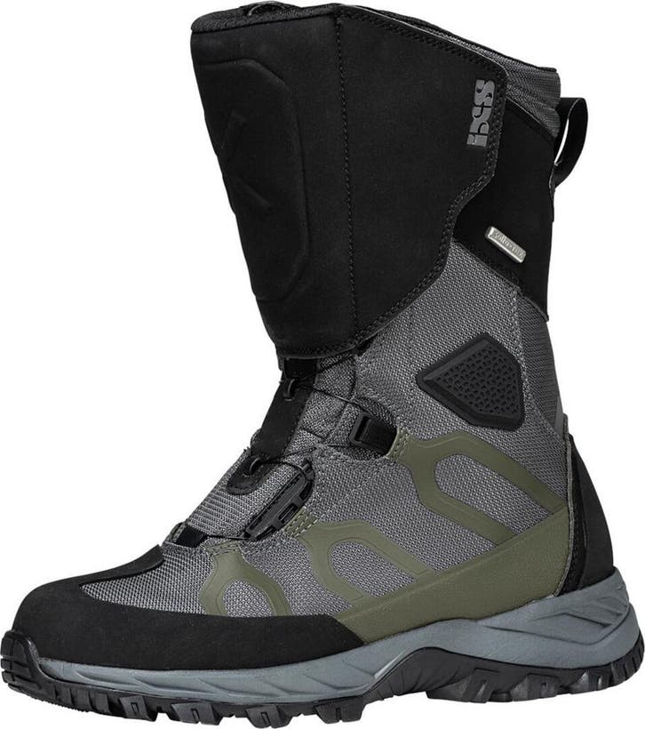 IXS Venture-STX 1.0 Waterdichte Zwart Grijs Groen, Motoren, Kleding | Motorkleding, Heren, Nieuw met kaartje, Laarzen, Verzenden