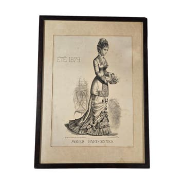 Parijse Damesmode 1879 – Belle Époque Modeprent, Ophalen of Verzenden