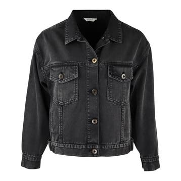 Frogbox • zwart denim jasje • S, Princess goes Hollywood, Verzenden, Zwart, Nieuw