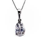 Zonder minimumprijs - Halsketting - 14 karaat Witgoud -, Nieuw