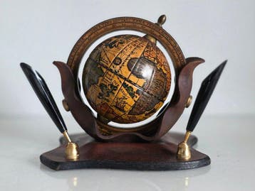 Exclusieve Italiaanse bureauset – Vintage bureauset met