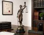 sculptuur, Lady Justice - 40 cm - Gepatineerd brons