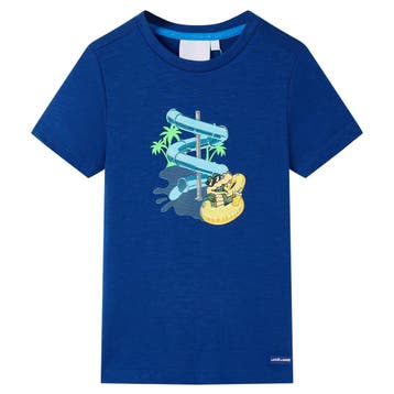 vidaXL Kindershirt 128 donkerblauw, Verzenden, Nieuw