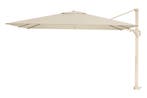 Platinum Challenger parasol T2 Premium - 2,6 x 3,5 m. - Sand, Verzenden, Nieuw, Zweefparasol, Kantelbaar