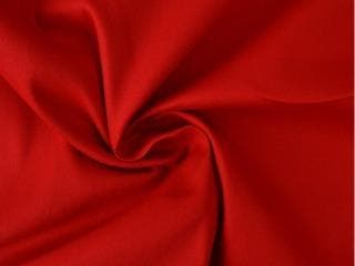 Keperkatoen stretch – Rood, Hobby en Vrije tijd, 120 cm of meer, Ophalen of Verzenden, Katoen, Rood