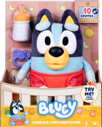 BLUEY - Verzorg &amp; Knuffel je pluchen Baby Bluey -, Ophalen of Verzenden, Nieuw