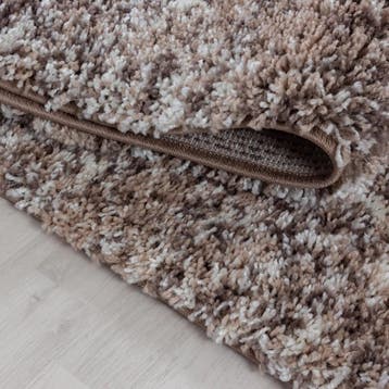 Hoogpolig Vloerkleed | Shaggy | Enjoy | Beige | 280x370 cm, Verzenden, Nieuw