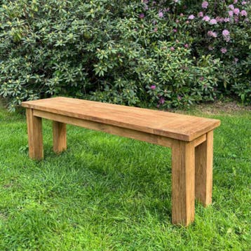 Geborstelde tuintafel bank -  160 cmTuinbanken, Tuin en Terras, Ophalen of Verzenden, Nieuw