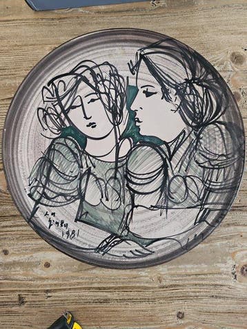 Tommaso Patti - Tommaso Patti - Wandbord - Hand-painted