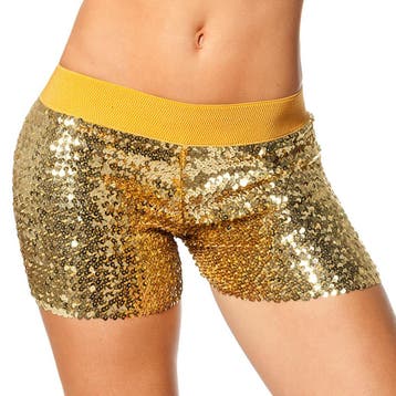 Shiny Pailletten Hotpants Goud, Ophalen of Verzenden, Nieuw