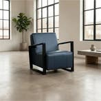 Leren fauteuil Touch - Toledo Marine (blauw), Huis en Inrichting, Fauteuils, Nieuw, Ophalen of Verzenden, 50 tot 75 cm, Industrieel, Modern