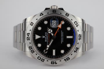Horloge Rolex Explorer ll 08/2021 Full set, als nieuw, Staal, Polshorloge, Ophalen of Verzenden, Zo goed als nieuw