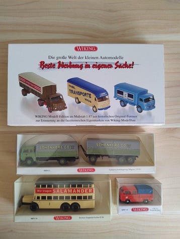 Wiking 1:87 - Modelauto (4), Nieuw
