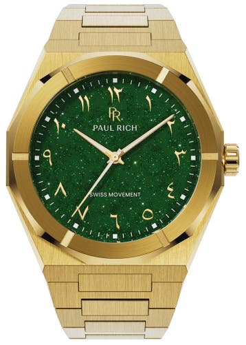 Paul Rich Star Dust II Emerald Dune Arabic Gold ARAB208, Overige merken, Staal, Verzenden, Polshorloge