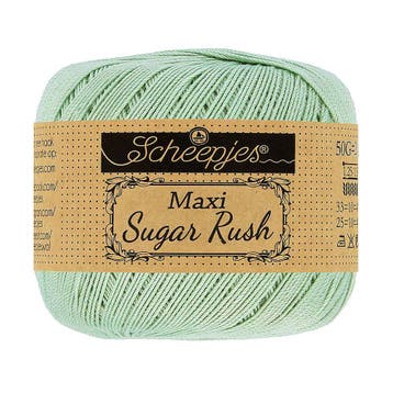 Scheepjes Maxi Sugar Rush - 402 silver green - Katoen Gare, Ophalen of Verzenden, Nieuw