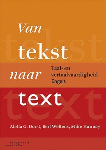 9789046904046 Van tekst naar text Aletta Dorst, Boeken, Verzenden, Nieuw, Aletta Dorst