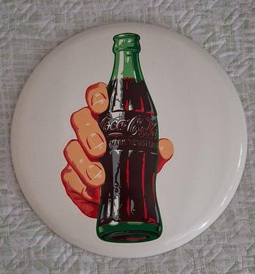 Coca-Cola - Coca-Cola-flesbord - coca cola - Emaille bord -, Antiek en Kunst
