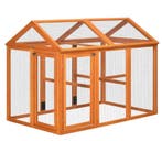 Houten Kippenhok met Ren – Buitenverblijf voor Kippen, Dieren en Toebehoren, Verzenden, Nieuw