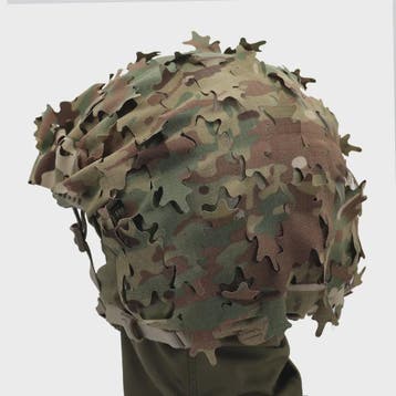 Tactische FAST Helm Cover met Laser Cutting 3D Camouflage -, Verzenden