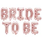 Folie Ballon Bride to be, 340x35cm rose goud, Kleding | Dames, Ophalen of Verzenden, Nieuw