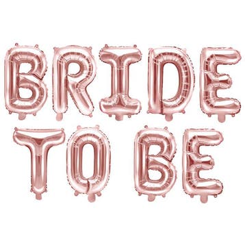 Folie Ballon Bride to be, 340x35cm rose goud, Kleding | Dames, Ophalen of Verzenden, Nieuw