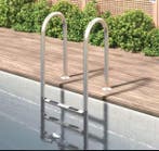 Zwembadladder RVS 304 – 3 Antisliptreden, Duurzaam & Veilig, Tuin en Terras, Zwembad-toebehoren, Verzenden, Nieuw