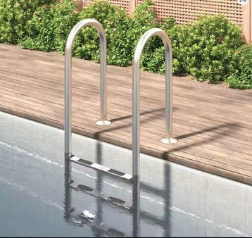 Zwembadladder RVS 304 – 3 Antisliptreden, Duurzaam & Veilig, Tuin en Terras, Verzenden, Nieuw